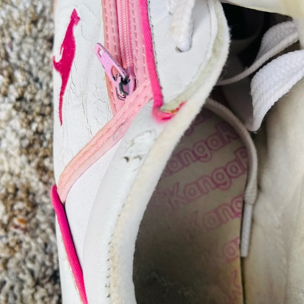 kangaROOS VINTAGE White and Pink RAVE CLUB - Picture 11 of 11